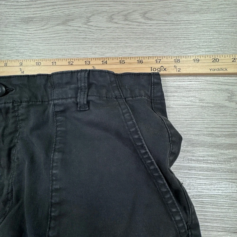 Zara Men's Cargo Pants DNWR Technical Fabric Black 34 Tactical Utility Pockets